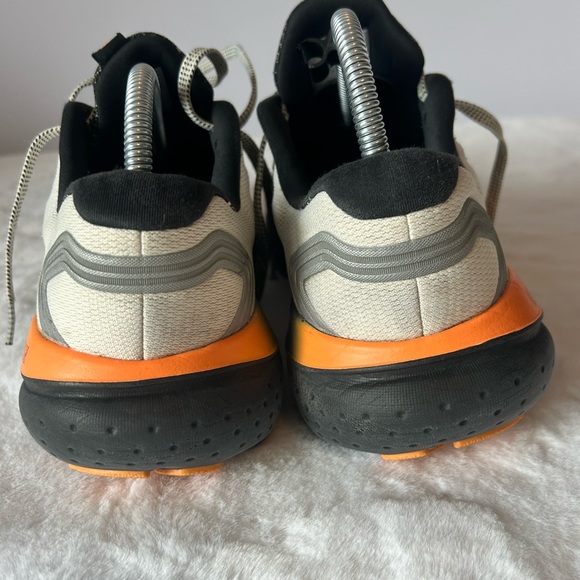 Brooks Glycerin 21 Men orange white cushion supportive running shoe sz 9.5 - Picture 5 of 11